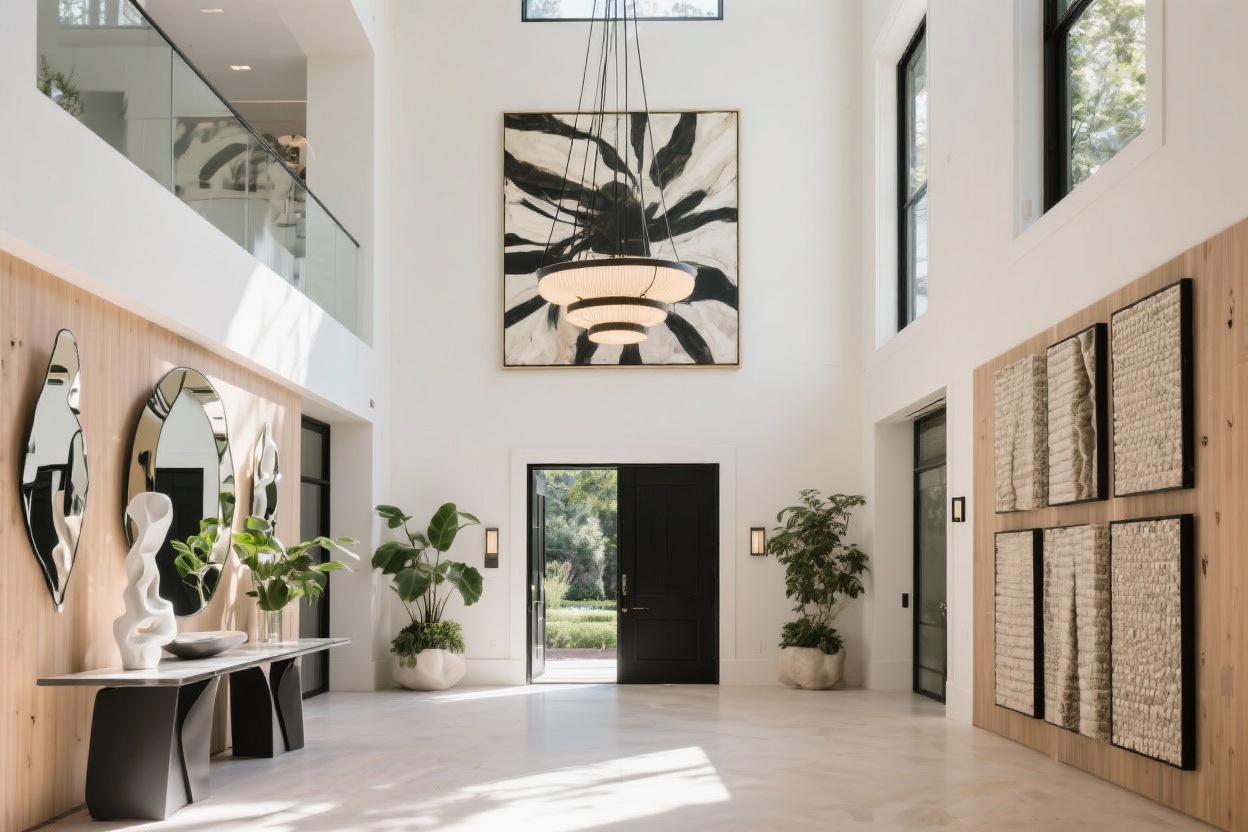 10 Stunning Big Wall Decor Ideas to Transform Your Entryway Into a Grand Welcome