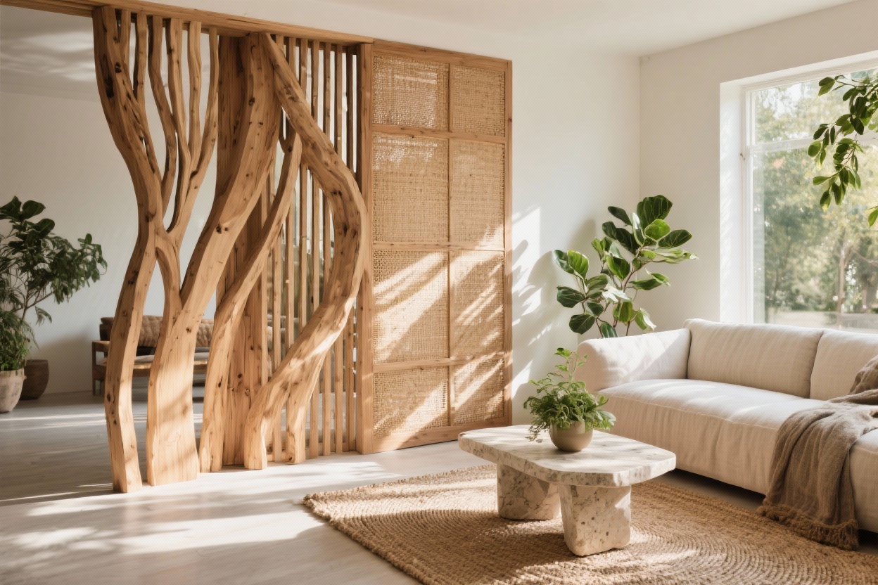 Natural Wood Room Divider Ideas That Instantly Add Warmth, Privacy, and Texture